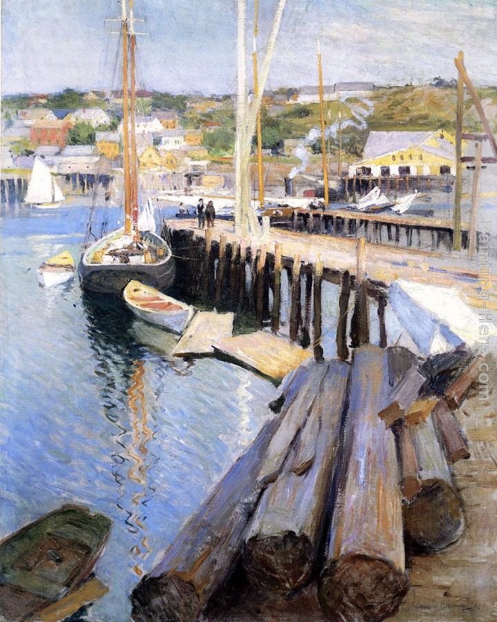 Willard Leroy Metcalf Fish Wharves - Gloucester